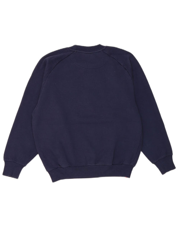 Moletom Umbro Menino 12-13 Anos XL Azul Marinho Poliéster