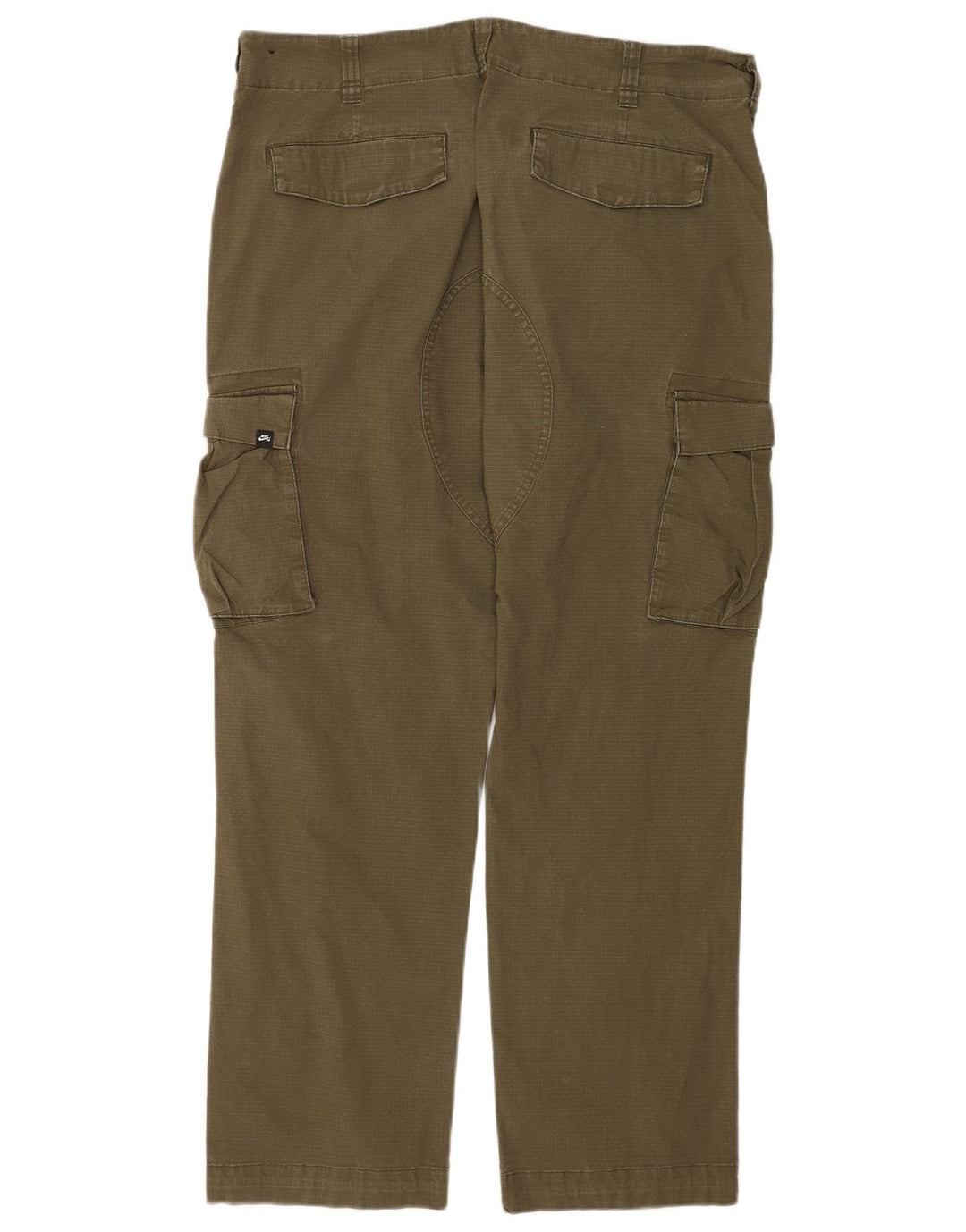 Calça cargo reta masculina Nike W36 L27 algodão verde