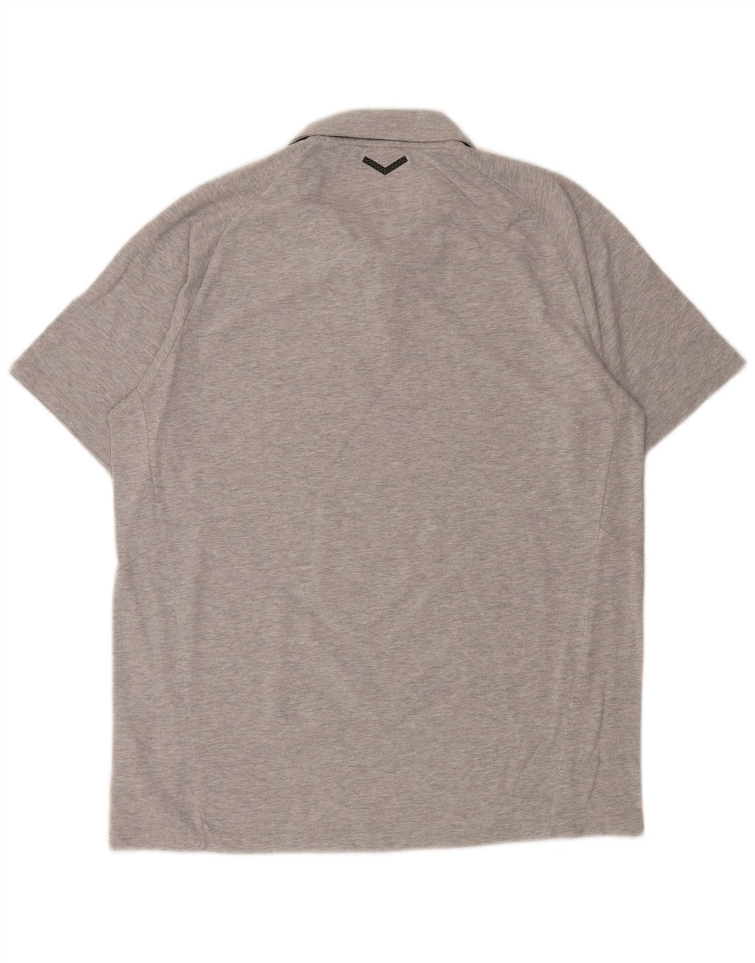 Camisa polo masculina PUMA grande algodão cinza