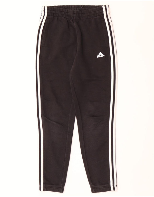 Adidas meninos calças de treino joggers 11-12 anos algodão preto