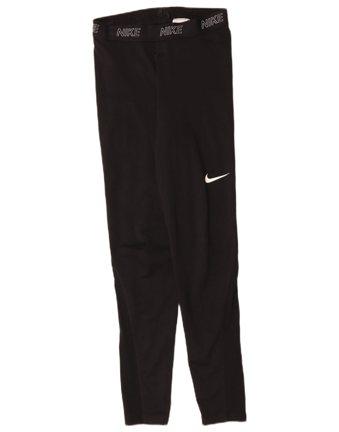 Leggings Nike Femininas Graphic UK 12 Médio Preto Poliéster