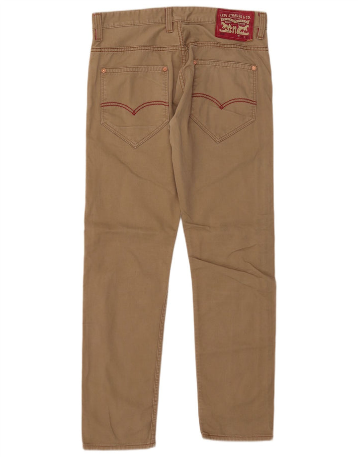 Levi's Masculino 508 Regular Tapered Jeans W31 L32 Algodão Bege