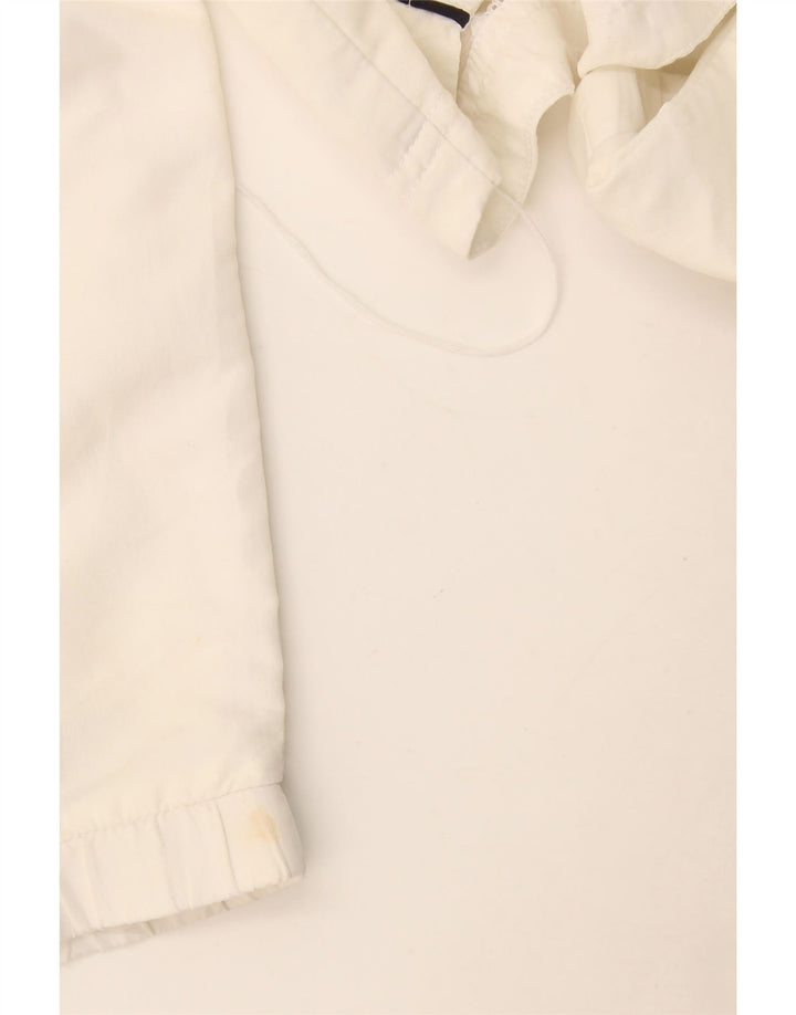 Fila Womens Tracksuit Top Jacket UK 16 Grande Poliéster Branco