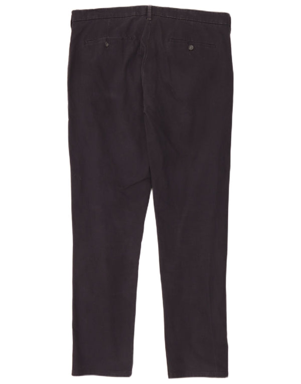 Calça Chino Masculina Slim Marks & Spencer W36 L31 Algodão Azul Marinho