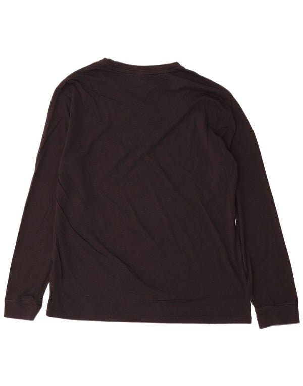 Campeão Masculino Top Manga Longa 3XL Preto
