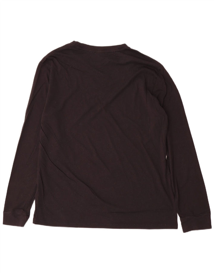Campeão Masculino Top Manga Longa 3XL Preto