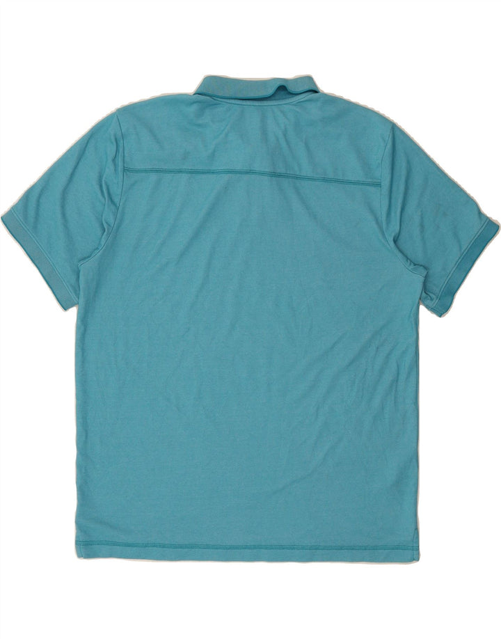 TOMMY BAHAMA Mens Polo Shirt Large Blue Cotton Vintage Tommy Bahama and Second-Hand Tommy Bahama from Messina Hembry 