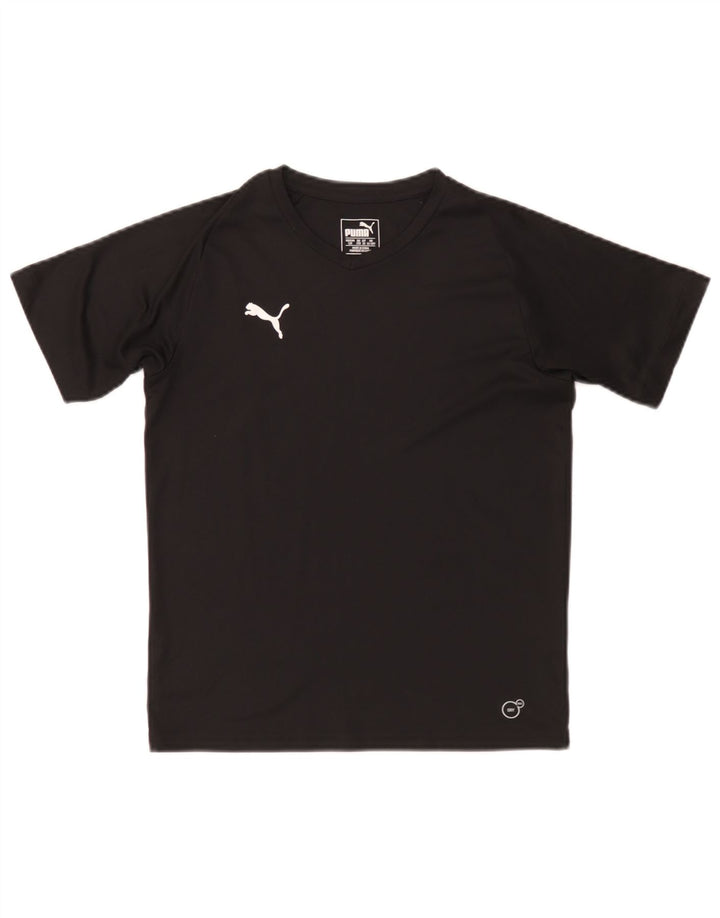 Camiseta Puma Menino 11-12 Anos Poliéster Preto