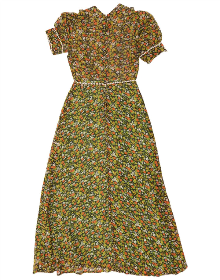 Vestido maxi feminino Radley EU 38 verde médio floral