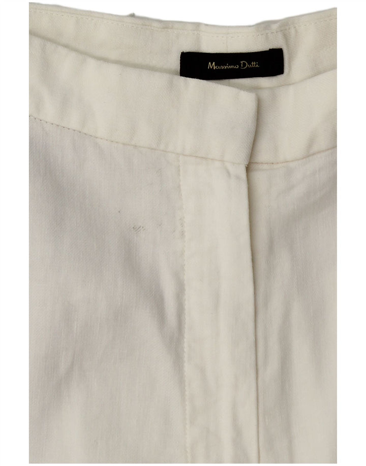 Calça Chino Cônica Feminina MASSIMO DUTTI EU 40 Médio W30 L27 Branco