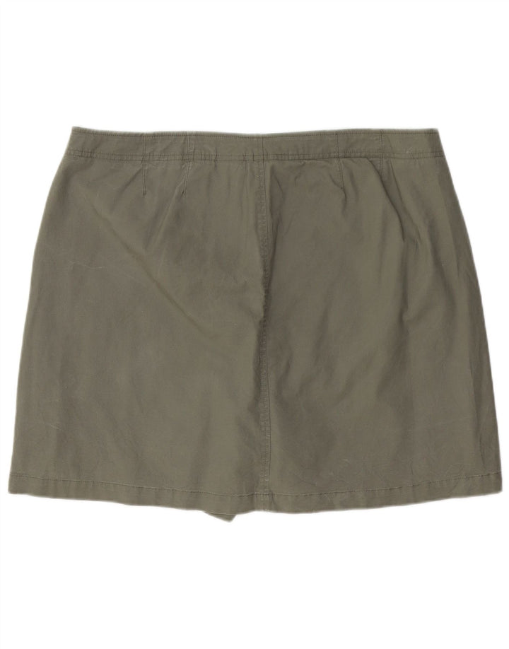 DOCKERS Skort feminino US 18 2XL algodão cáqui