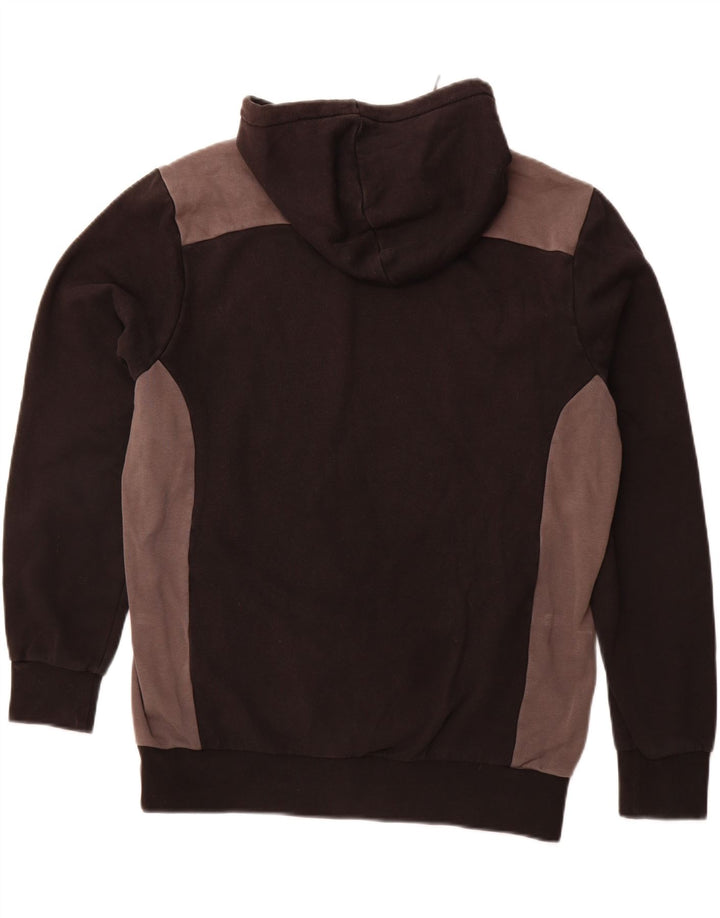 PUMA Mens Hoodie Jumper Grande Preto Colorblock