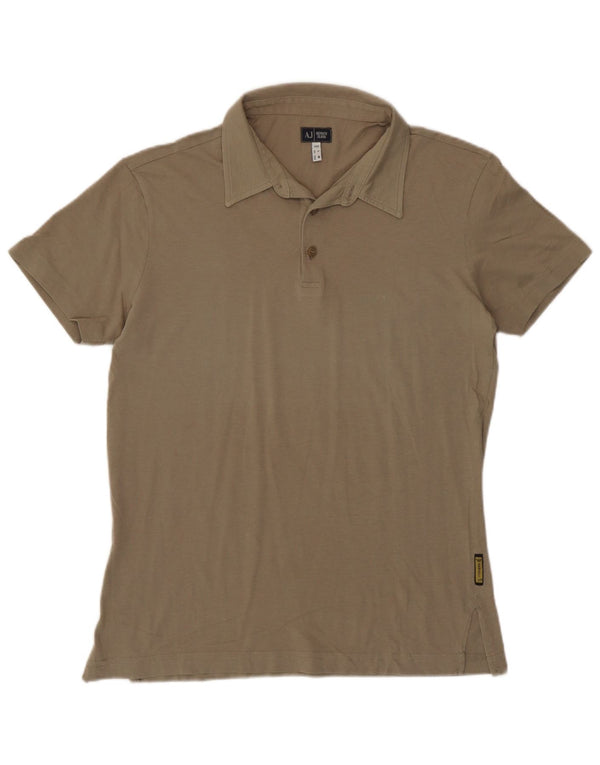 Camisa polo masculina Armani marrom médio