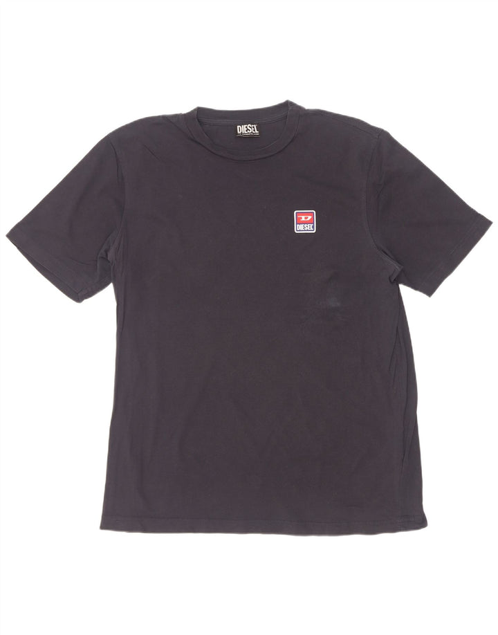 Camiseta masculina Diesel Top grande algodão azul marinho