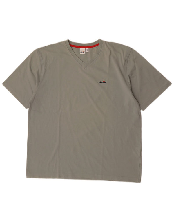 Camiseta masculina Ellesse Top XL algodão cinza