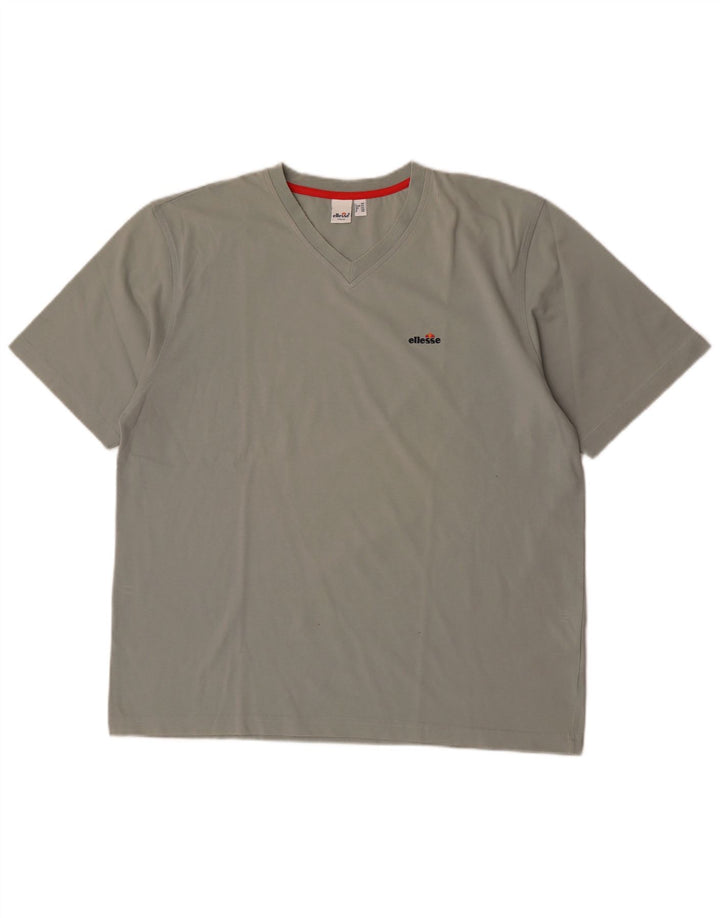 Camiseta masculina Ellesse Top XL algodão cinza