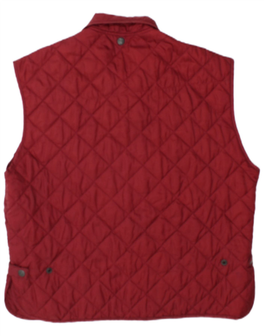 Colete acolchoado masculino vintage UK 38 médio Borgonha