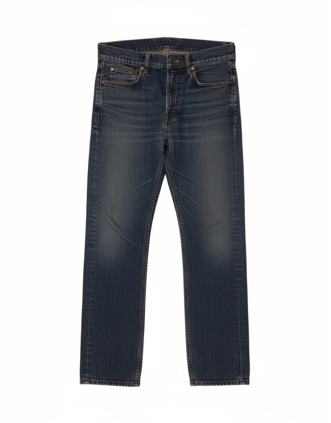 MELTIN' POT Jeans retos femininos W30 L29 algodão azul