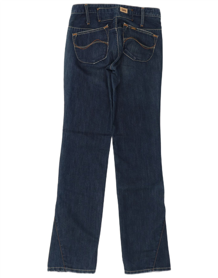 Lee Womens Bootcut Jeans W28 L33 Azul Algodão
