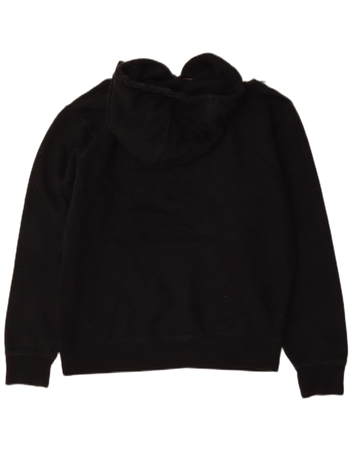 Jumper com capuz gráfico masculino Caterpillar médio algodão preto
