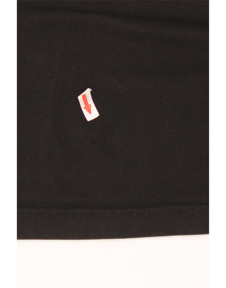 Camiseta feminina estampada Champion UK 10 pequena preta