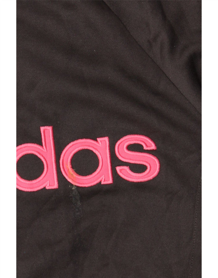 Jaqueta Adidas Feminina Graphic Tracksuit UK 8 Pequena Cinza Poliéster