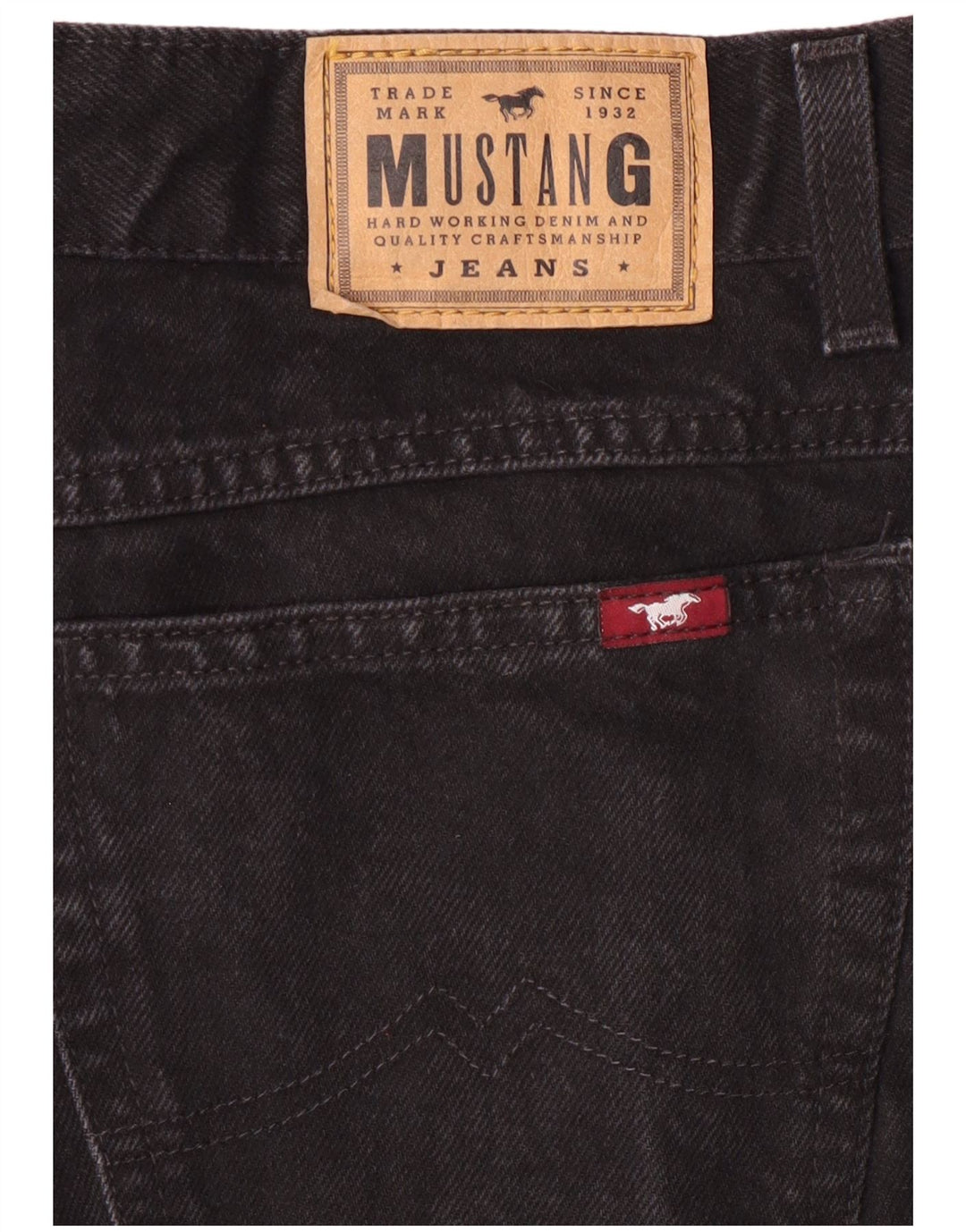 Jeans retos masculinos MUSTANG W32 L30 preto