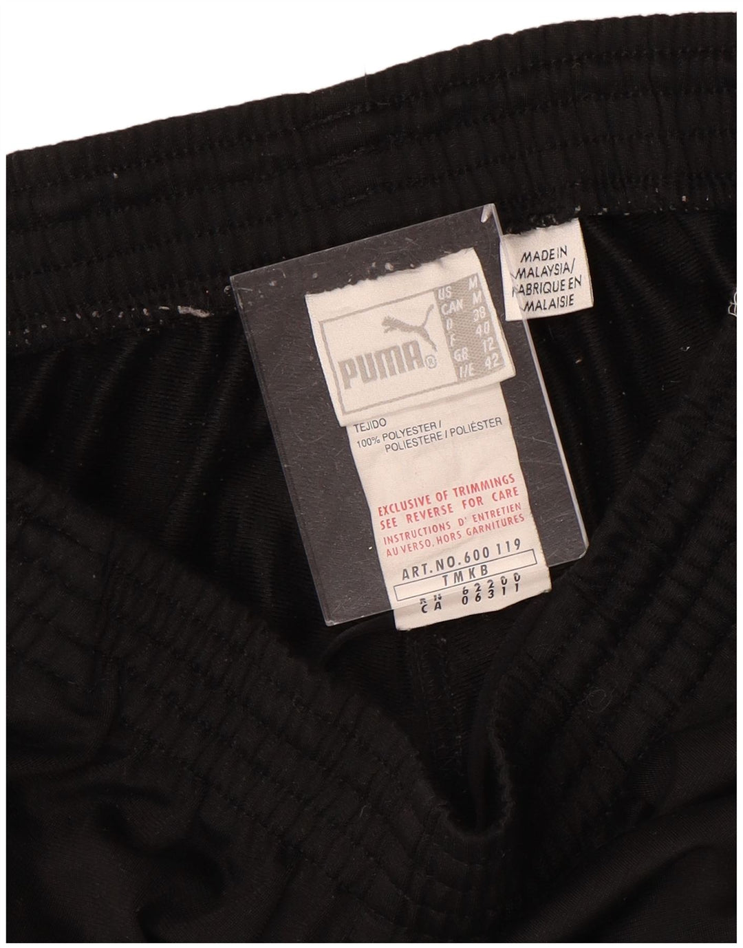 Calça de treino feminina PUMA UK 12 poliéster preto médio