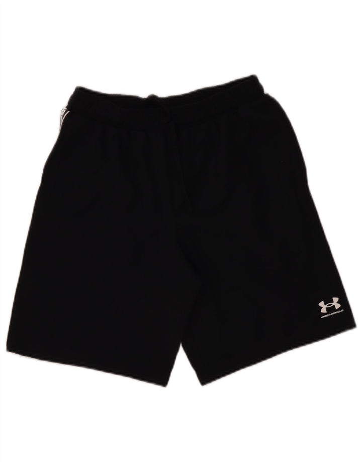 Shorts esportivos gráficos UNDER ARMOUR Boys Heat Gear 11-12 anos grandes pretos