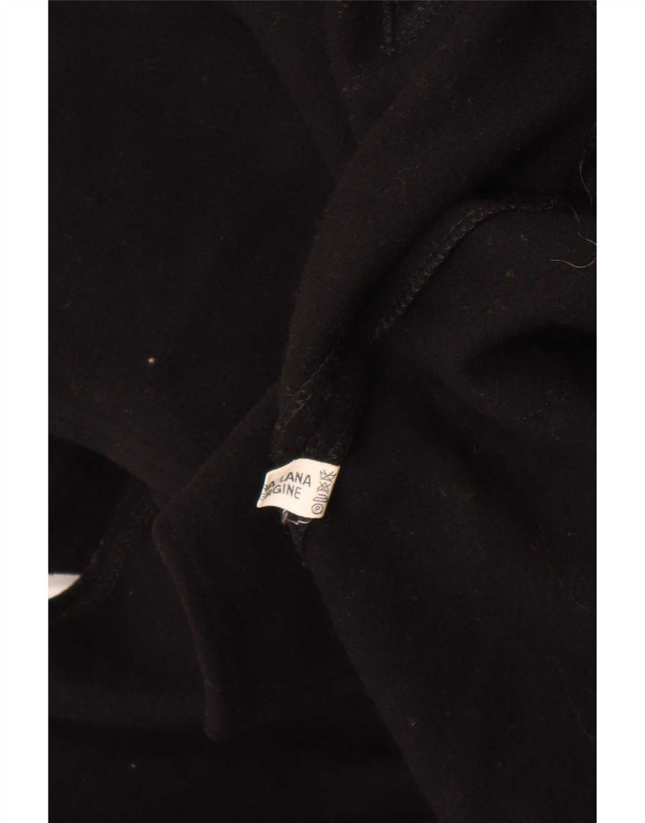 Casaco poncho feminino vintage tamanho único lã virgem preta