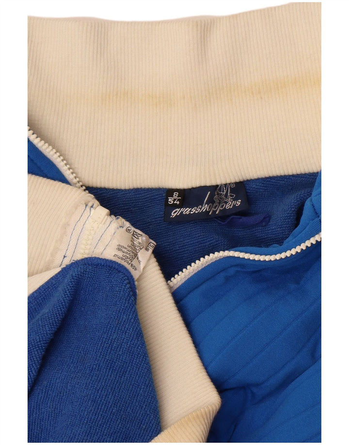gafanhotos Cardigan Masculino Suéter IT 54 XL Azul Colourblock Poliamida