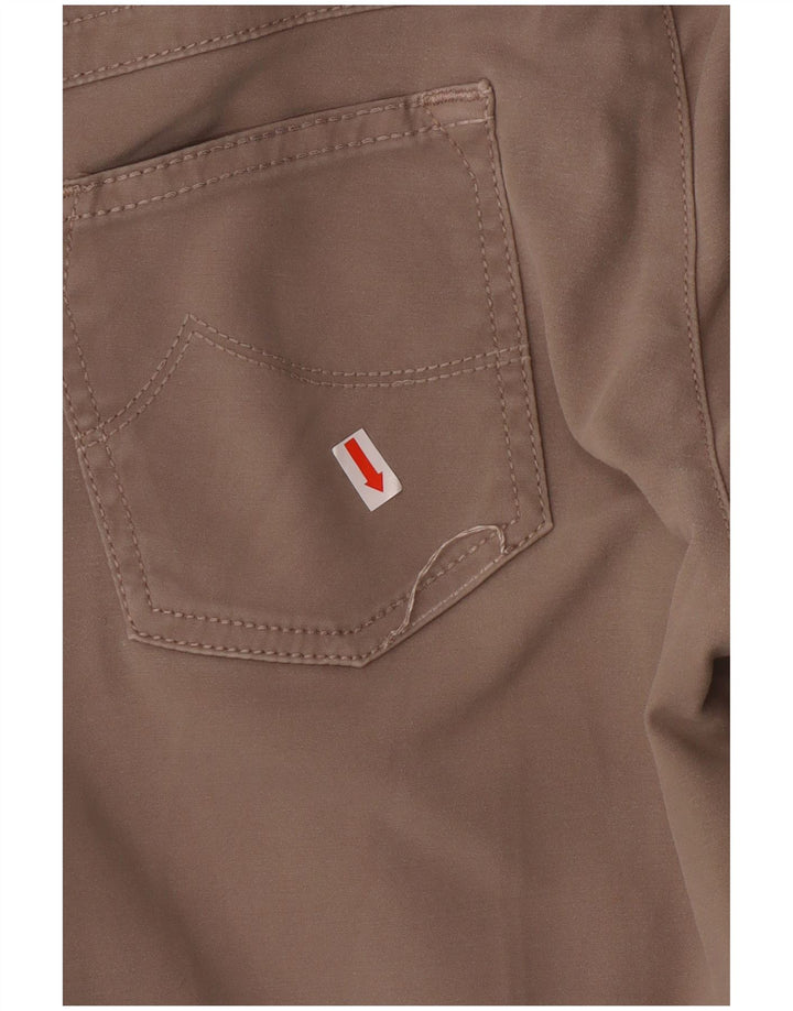 Calça feminina casual slim Jacob Cohen W27 L28 algodão bege