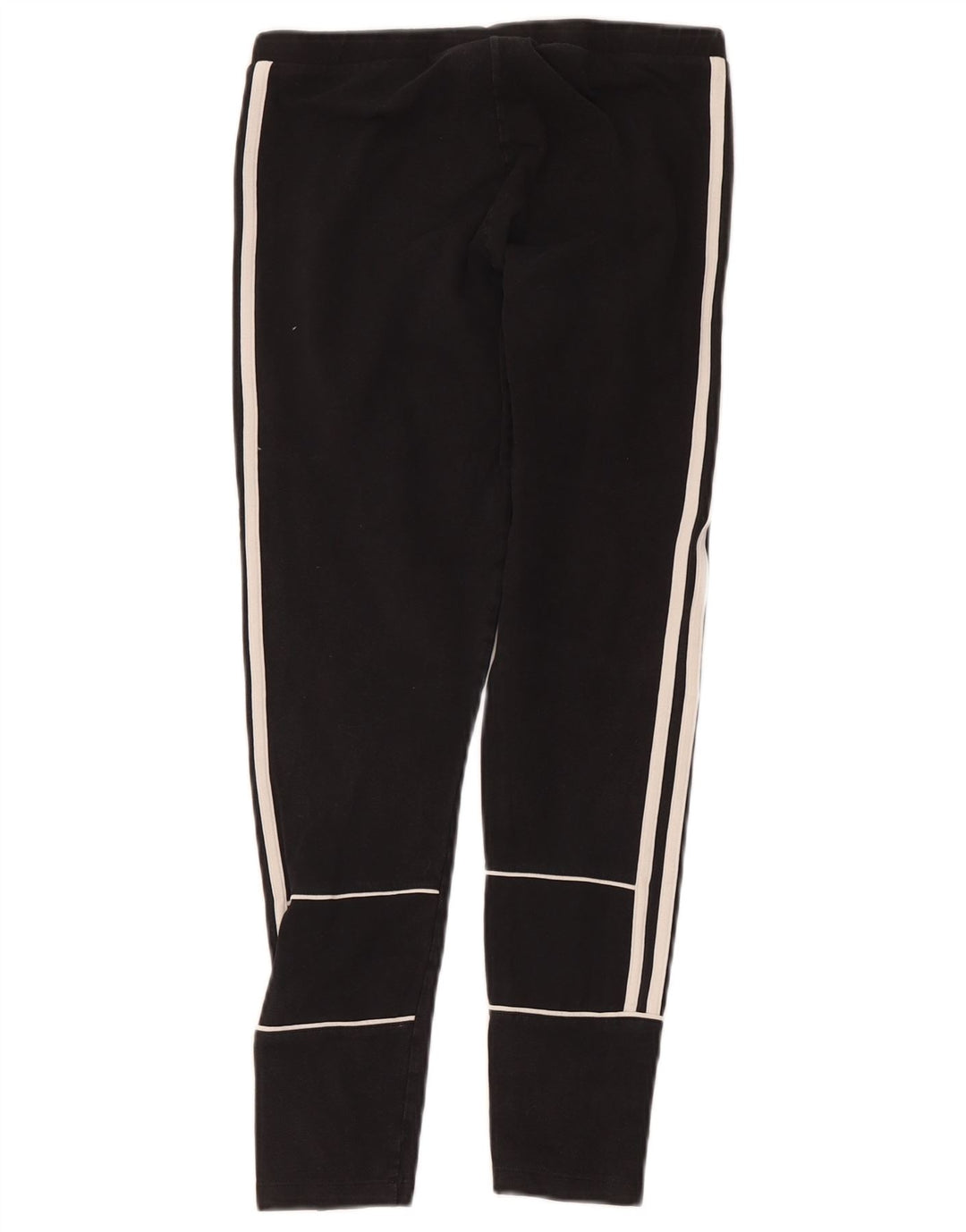 Leggings Adidas Femininas UK 12 Médio Algodão Preto