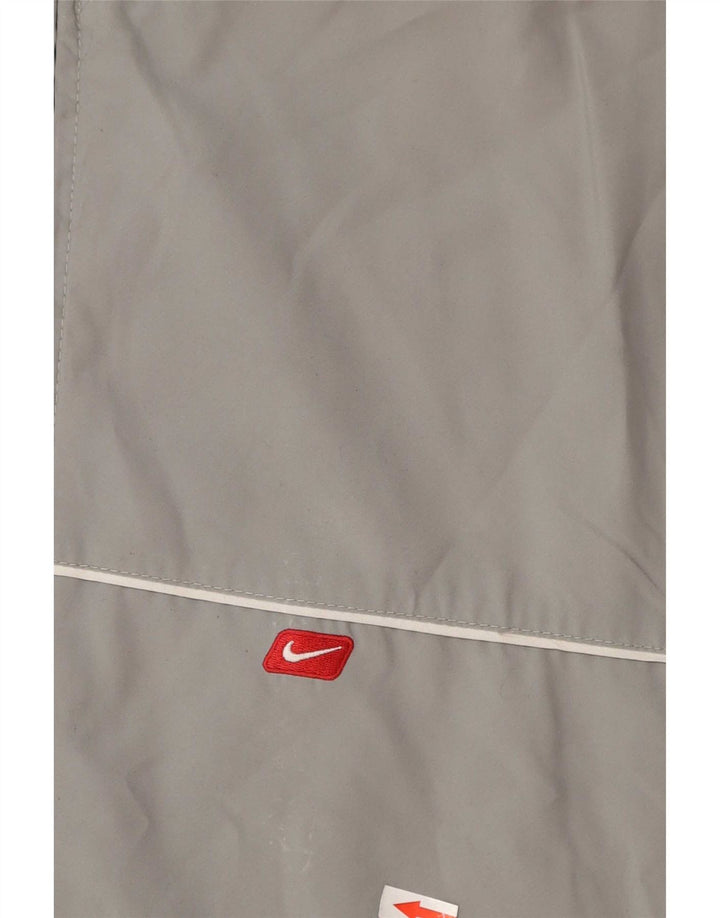 Nike Mens Tracksuit Top Jacket Pequeno Cinza Colorblock Poliéster