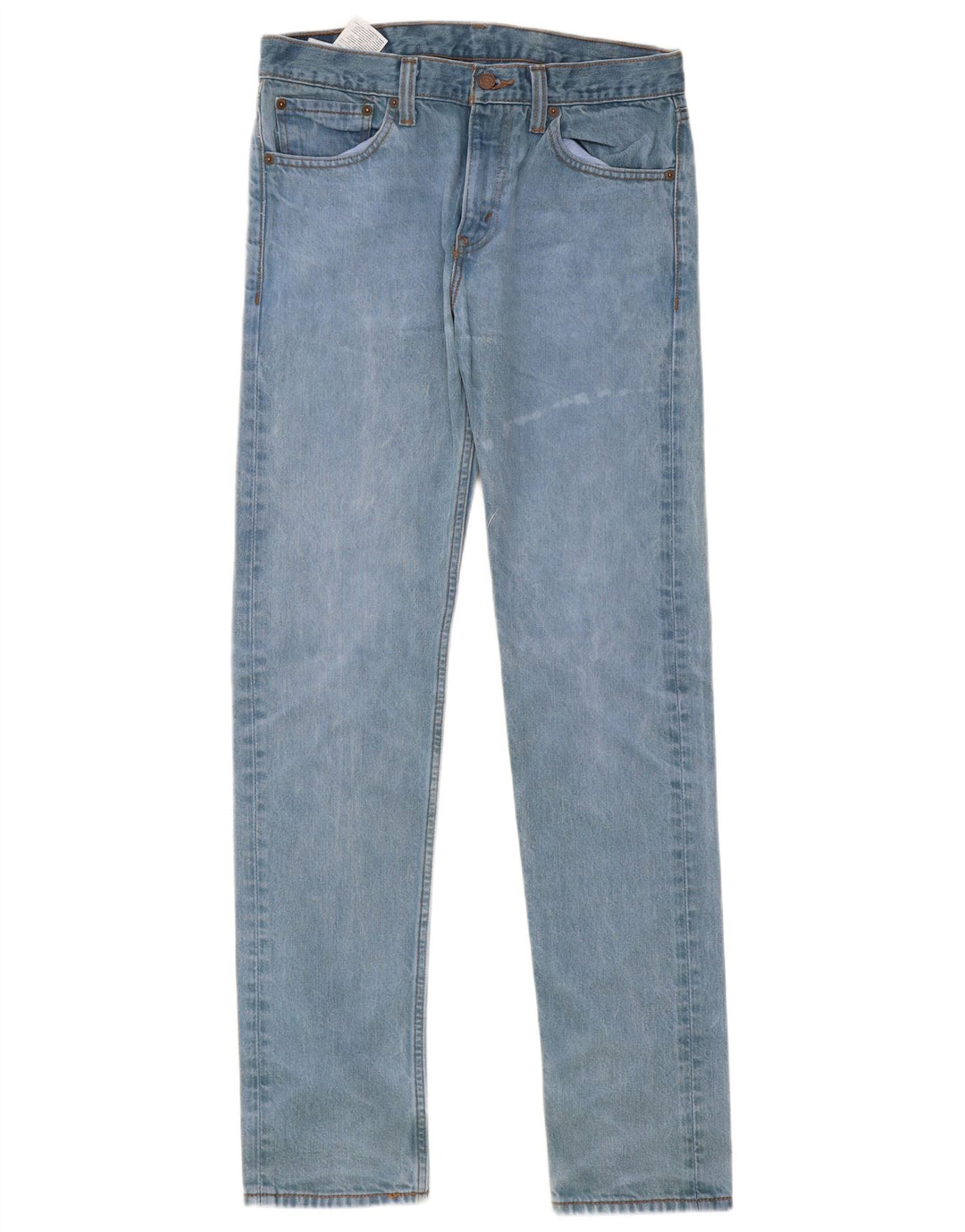 LEVI'S Masculino 508 Regular Tapered Jeans W31 L34 Azul Algodão