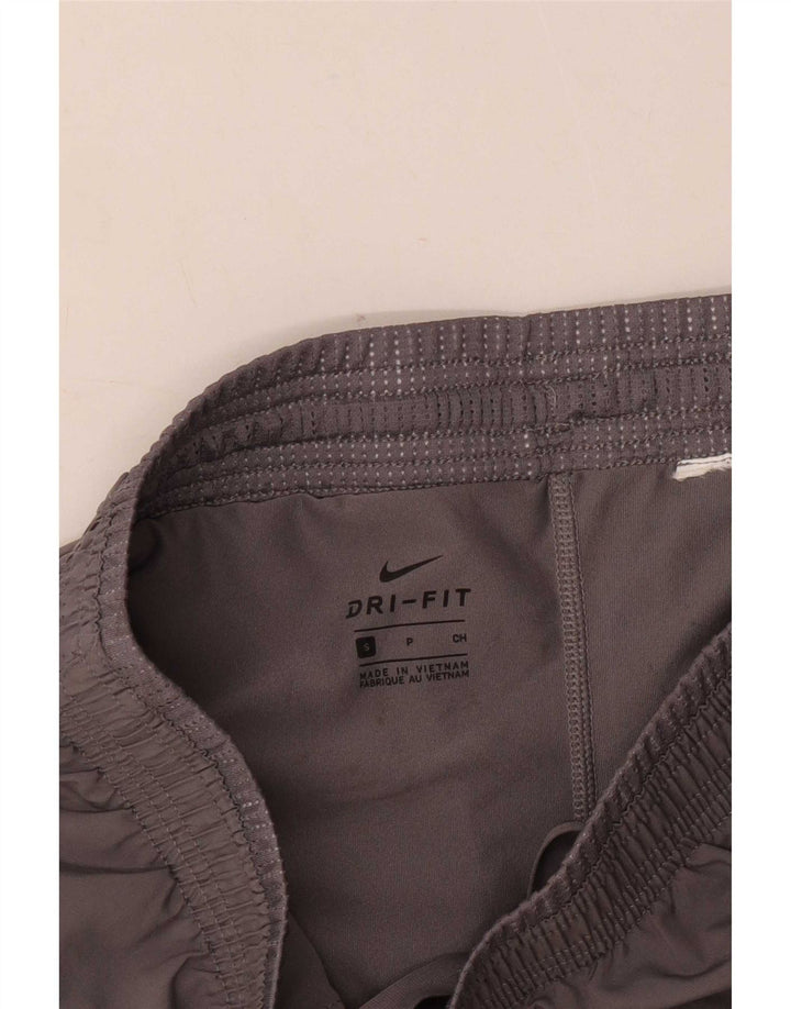 Shorts esportivos femininos Nike Dri Fit UK 10 cinza pequeno
