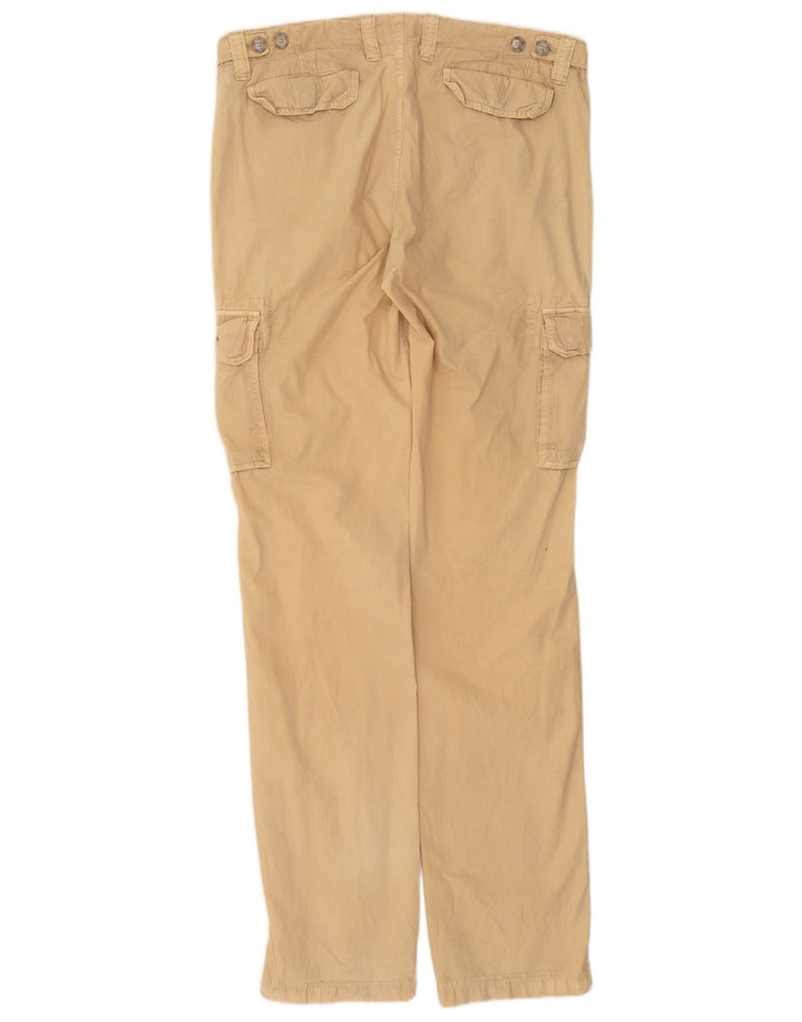 Calça cargo slim feminina Henri Lloyd W34 L35 bege