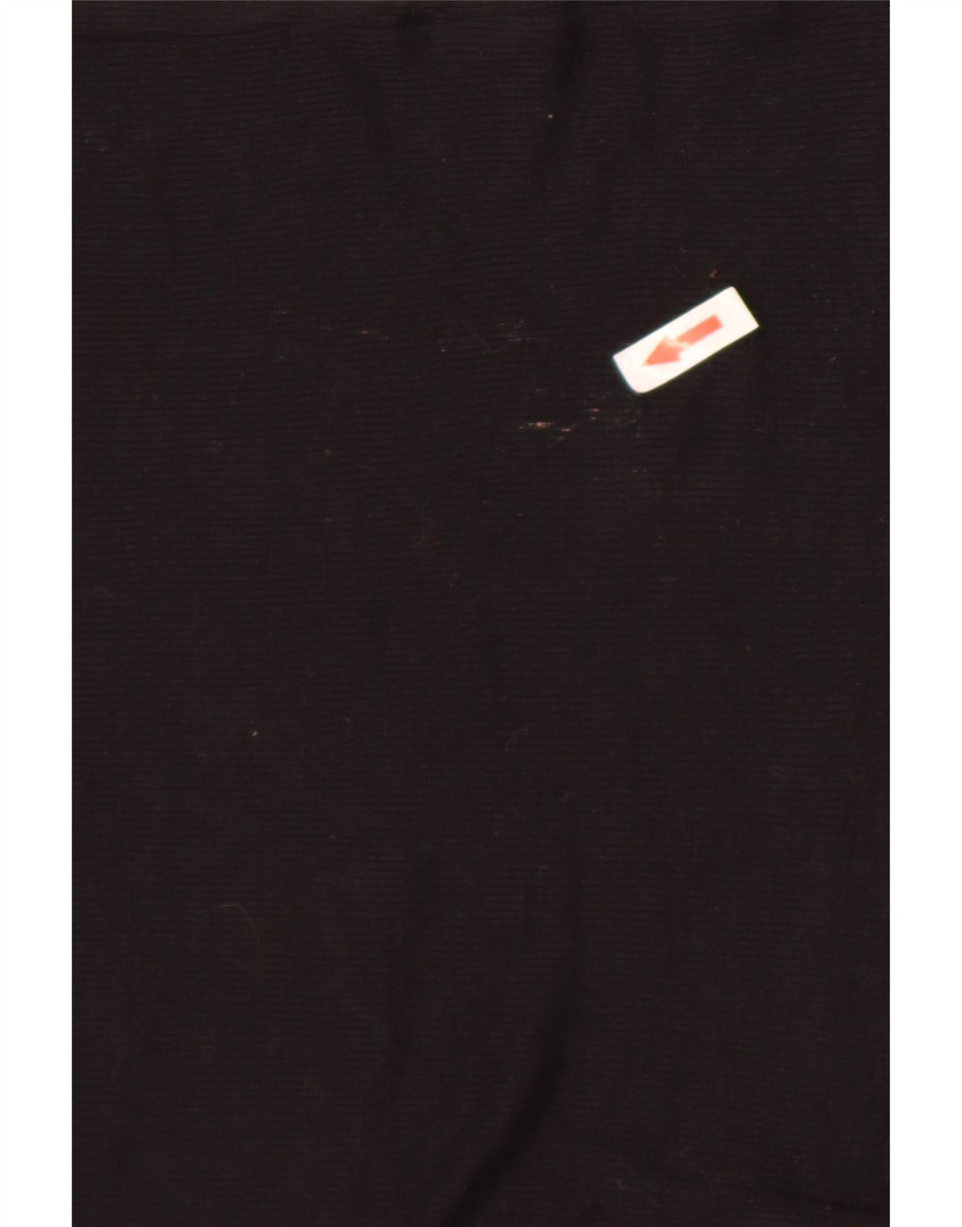 Top feminino Zara manga comprida UK 16 grande preto
