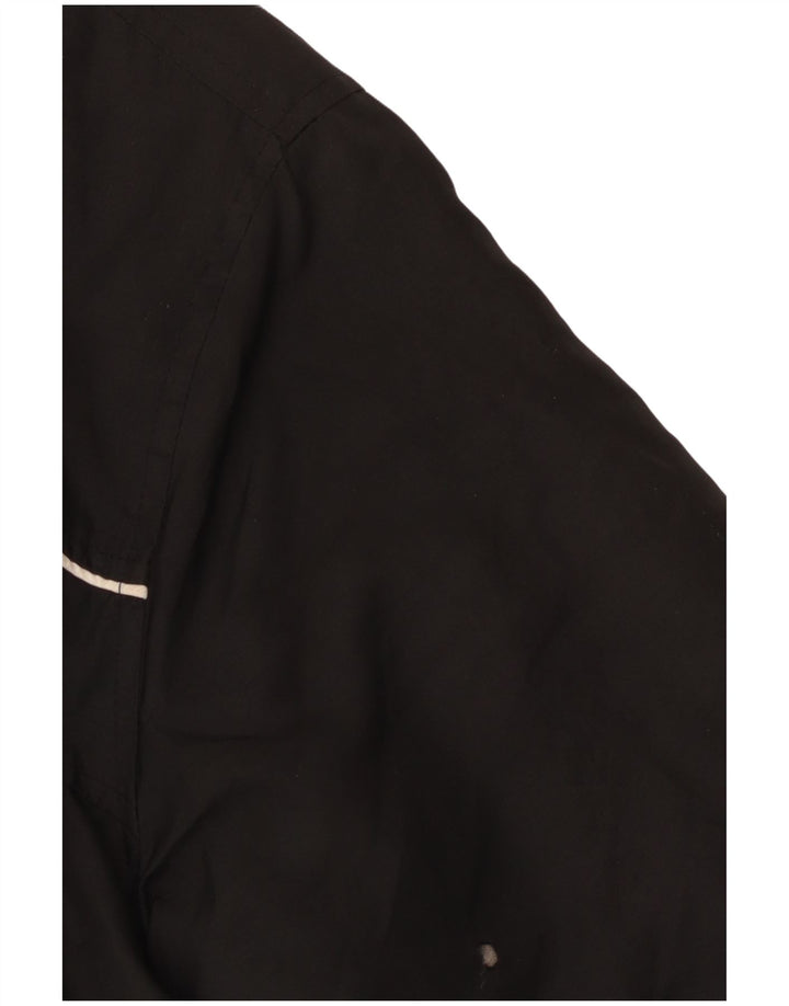 ASICS Mens Tracksuit Top Jacket Médio Preto Poliéster