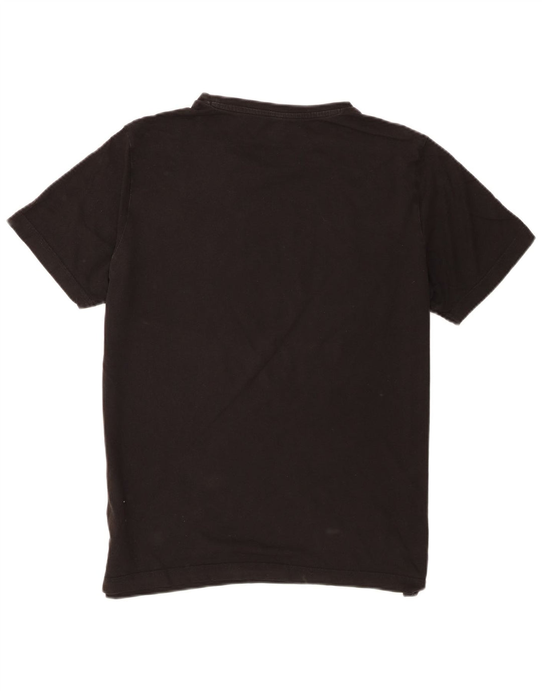 Puma Mens Graphic T-Shirt Top Médio Algodão Preto