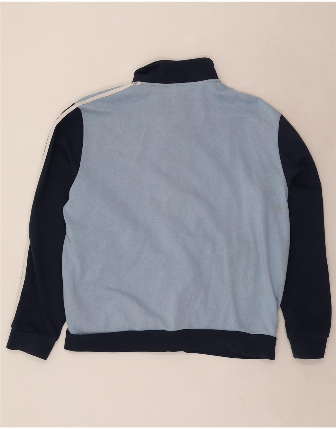 Adidas Mens Tracksuit Top Jacket XL Azul Colorblock