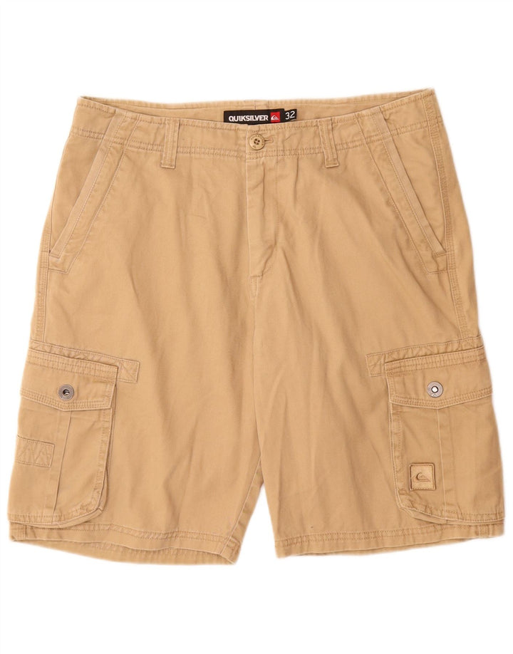 Shorts cargo masculino QUIKSILVER W32 algodão bege médio