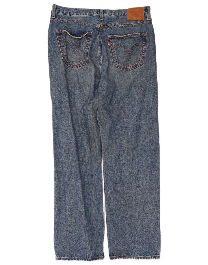 Levi's Masculino 501 Straight Jeans W30 L30 Azul Algodão