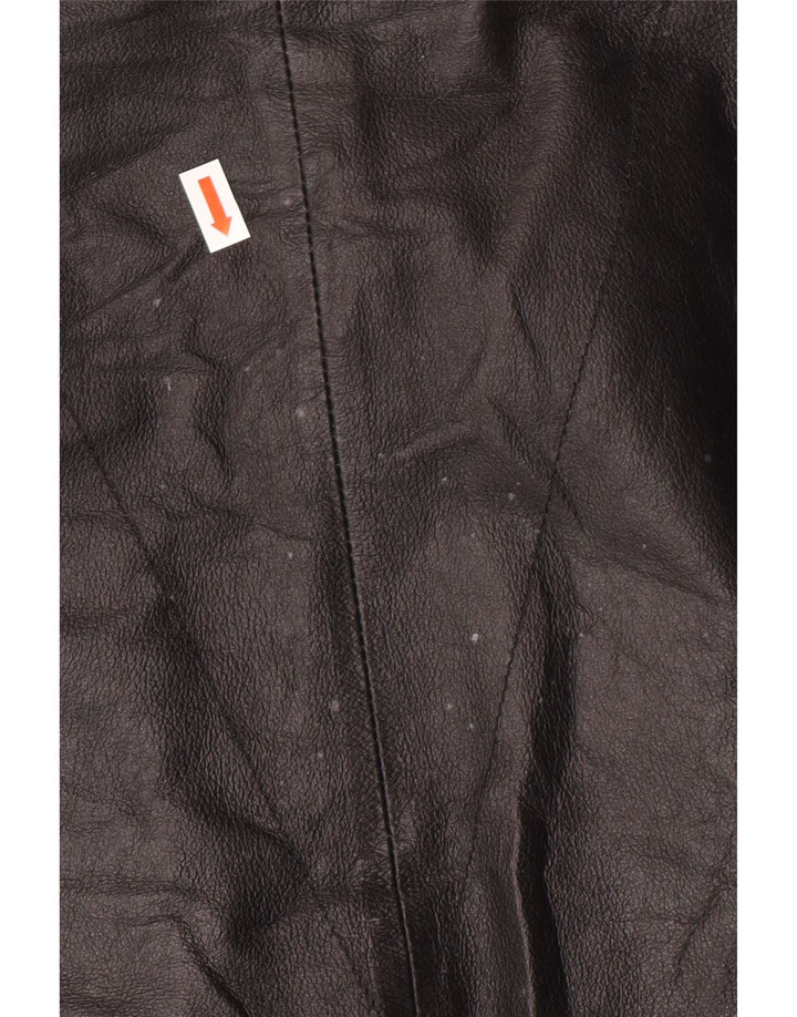 Jaqueta de couro masculina ESCO IT 52 XL couro preto