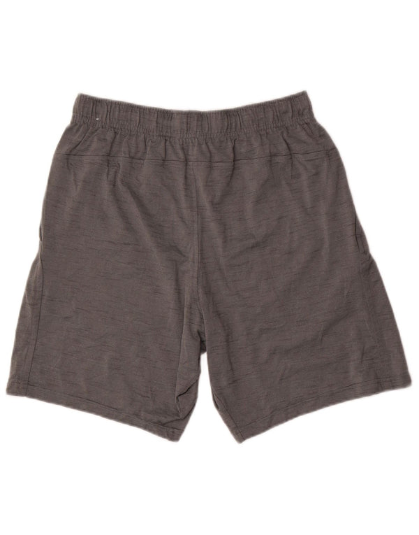 Shorts esportivos masculinos Nike Dri Fit Standard cinza médio poliéster manchado
