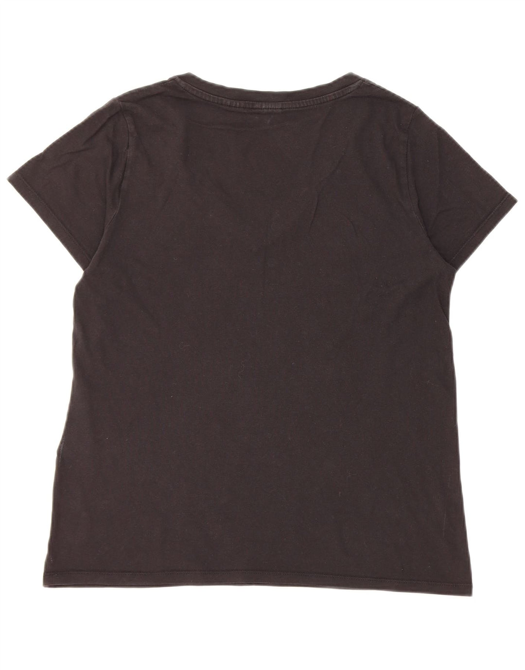 Camiseta feminina Levi's UK 14 médio algodão preto