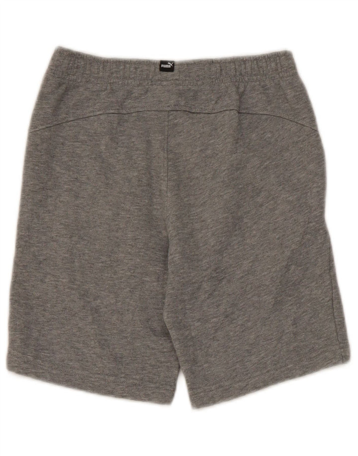 Shorts esportivos Puma meninos 7-8 anos cinza