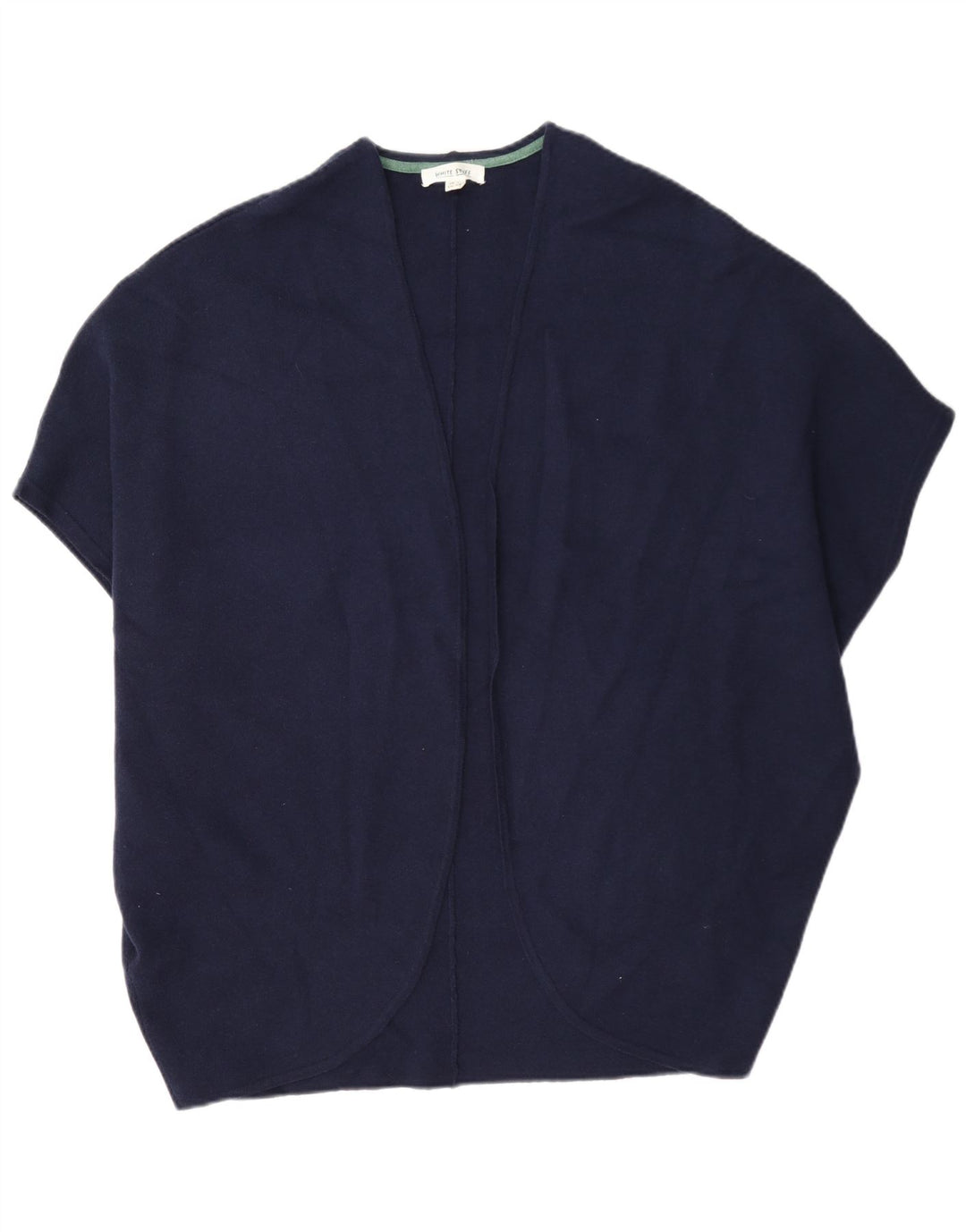 Suéter Poncho Cardigan Feminino White Stuff UK 12 Poliéster Azul Marinho Médio