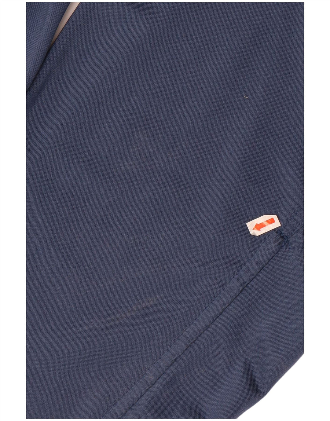 Calça de treino masculina Adidas UK 44/46 grande poliéster azul marinho