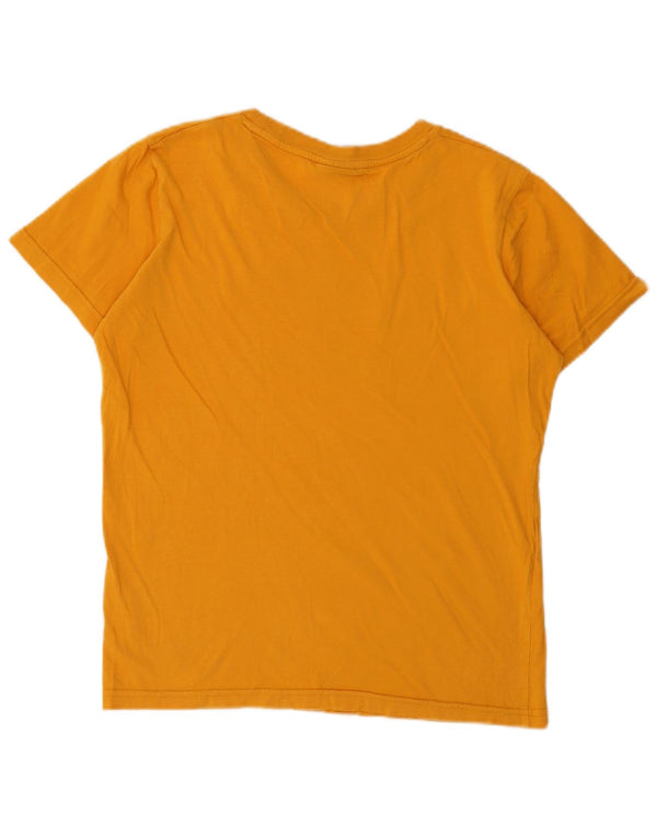 Camiseta gráfica masculina Umbro Top pequeno amarelo